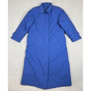 Eddie Bauer Goose Down Overcoat Lined Women's Small Removable Liner Trench Coat